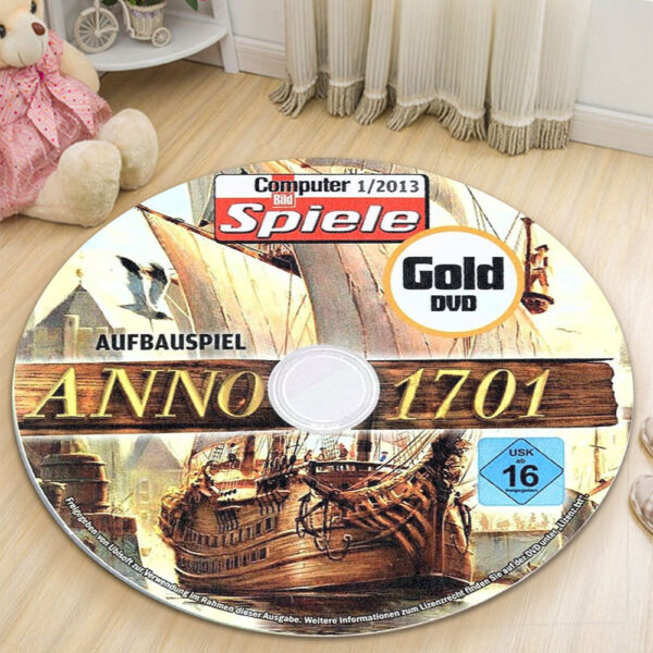1701 A.D. 2006 Disc Round Rug Carpet