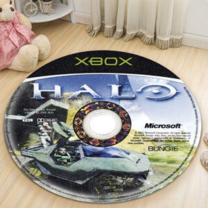 Circle Rug Carpet Halo Combat Evolved 2001 Disc Round Rug Carpet