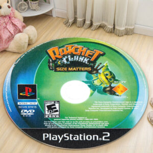 Circle Rug Carpet Ratchet and Clank Size Matters Disc Round Rug Carpet
