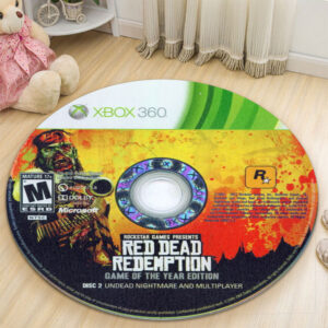 Circle Rug Carpet Red Dead Redemption Game of the Year Edition Round Rug Carpet