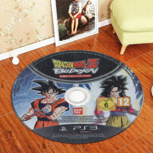 Circle Rug Dragon Ball Z Budokai HD Collection 2012 Disc Round Rug Carpet