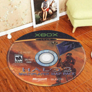 Halo 2 Multiplayer Map Pack Disc Round Rug Carpet