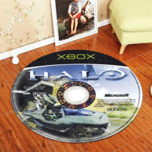 Halo Combat Evolved 2001 Disc Round Rug Carpet
