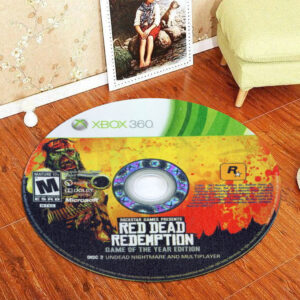 Circle Rug Red Dead Redemption Game of the Year Edition Round Rug Carpet