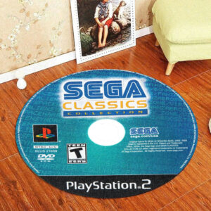 Circle Rug Sega Classics Collection Disc Round Rug Carpet