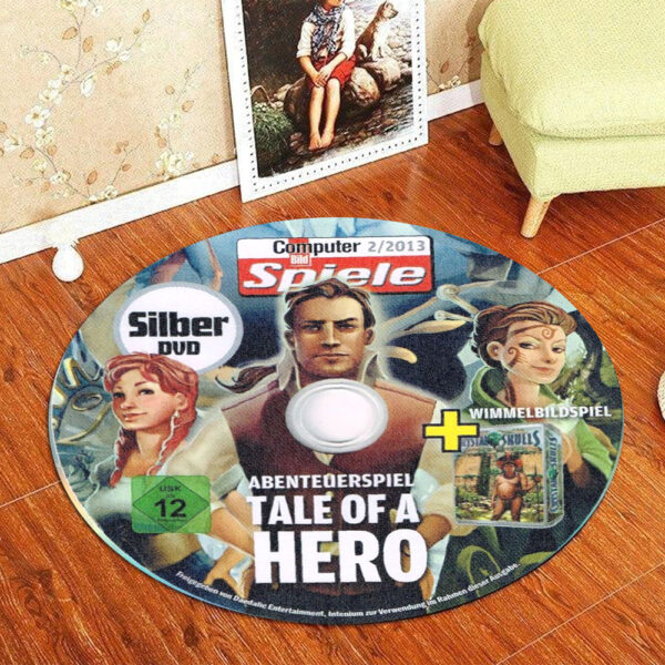 Tale of a Hero 2008 Disc Round Rug Carpet