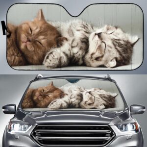 Cute Kitten Car Auto Sunshade