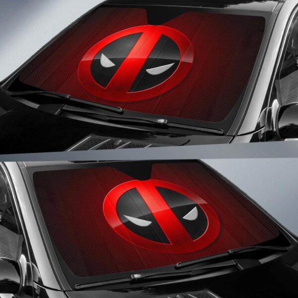 Deadpool Emblem Car Auto Sunshade