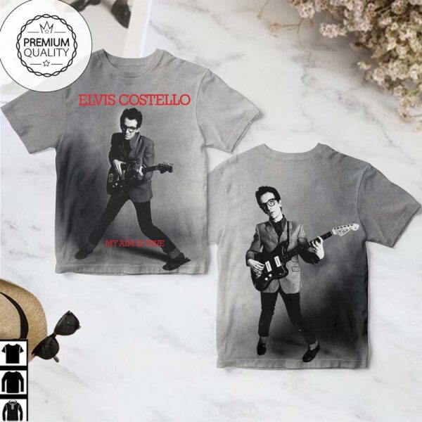 Elvis Costello My Aim Is True Album AOP T-Shirt