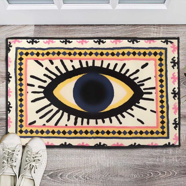 Evil Eye Doormat, VintageWelcome Doormat