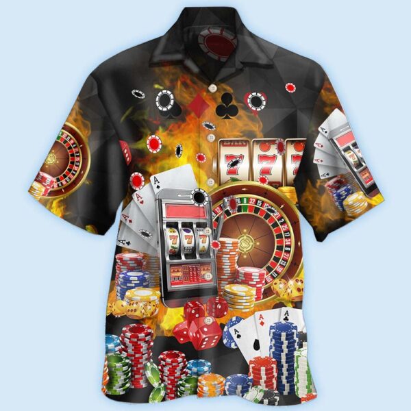 Gambling cool Hawaiian Shirt, Beach Shorts