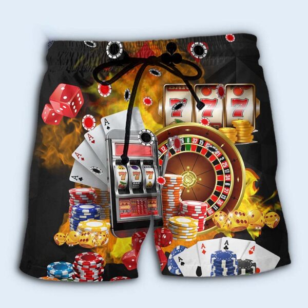 Gambling cool Hawaiian Shirt, Beach Shorts