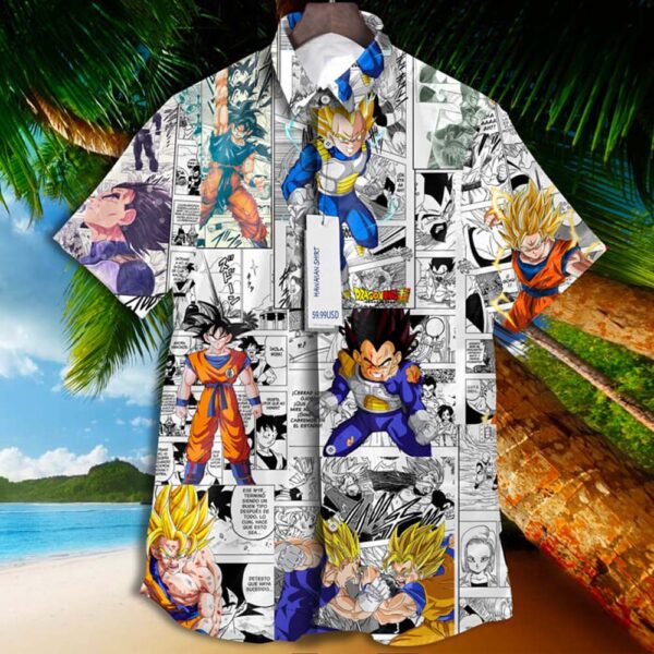 Goku Dragon Ball Super Hero Comics Tropical Aloha Hawaiian Shirt