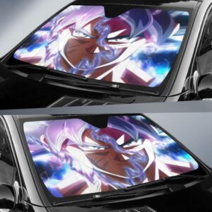 Goku Mastered Ultra Instinct Eyes Car Auto Sunshade