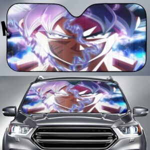 Goku Mastered Ultra Instinct Eyes Car Auto Sunshade