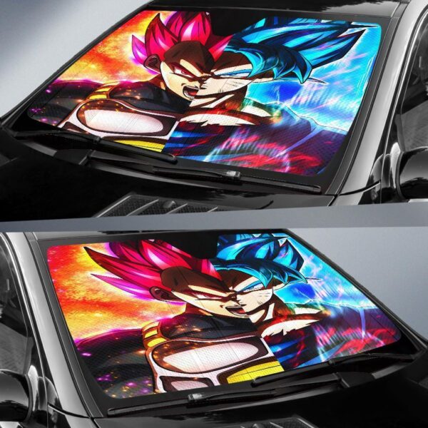 Goku Vegeta God Car Auto Sunshade