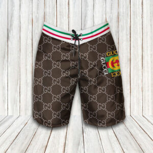 Gucci Luxury Brand Limited Unisex Combo Hawaiian Shirt Shorts and Flip Flops