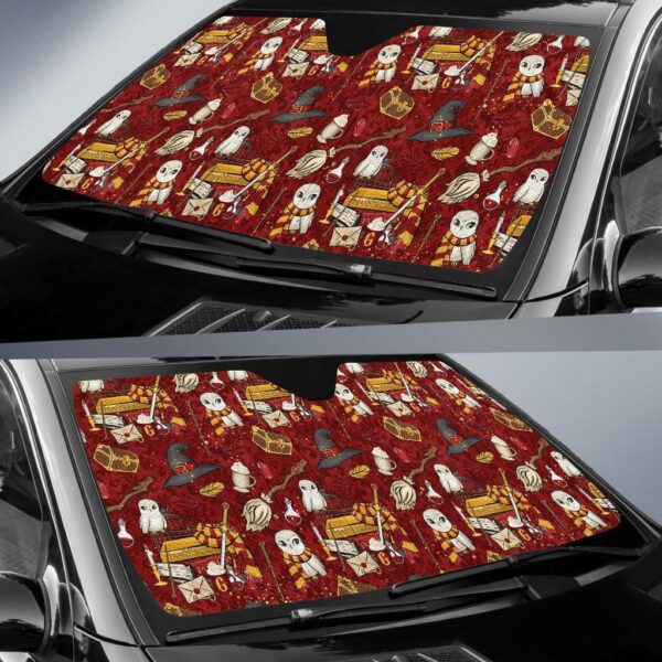 Harry Potter Red Car Auto Sunshade
