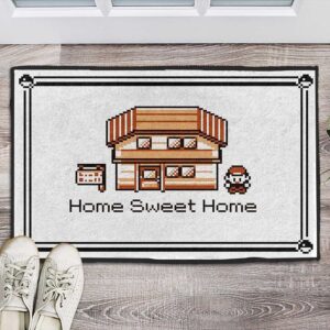 Home Sweet Home Doormat, Pokemon x Home Sweet Home Game Welcome Mat