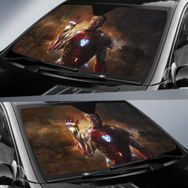 I Am Iron Man Car Auto Sunshade
