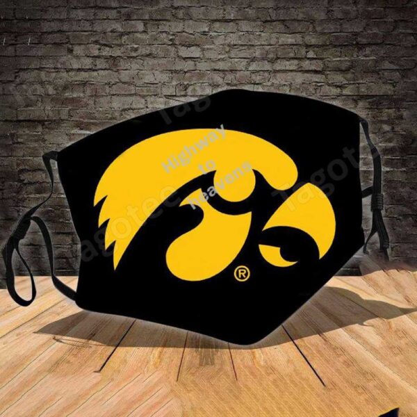 Iowa Hawkeyes Flag Highway To Heaven Mask