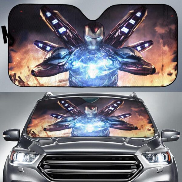 Iron Man 4K Car Auto Sunshade