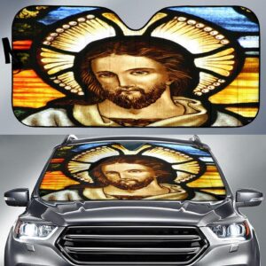 Jesus Car Auto Sunshade