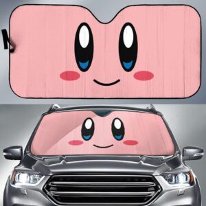 Kirby Face Car Auto Sunshade
