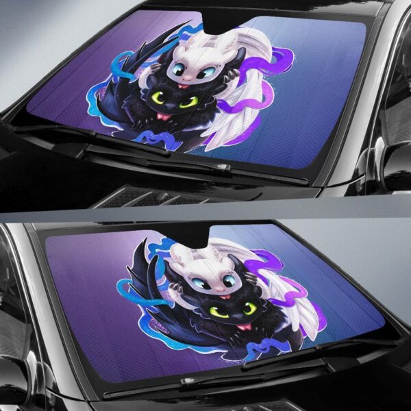 Light Fury Night Fury Car Sunshade