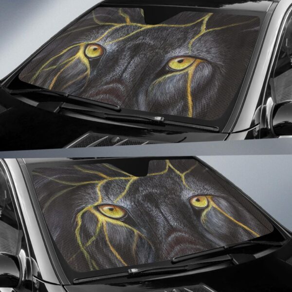 Lion Eyes Car Auto Sunshade