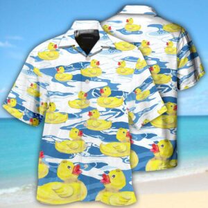 Lovely duck Hawaiian Shirt Beach Shorts