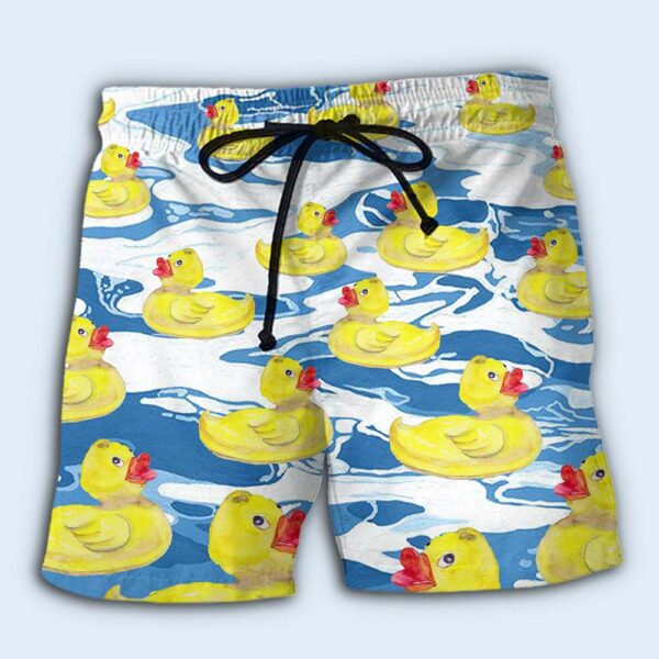 Lovely duck Hawaiian Shirt, Beach Shorts