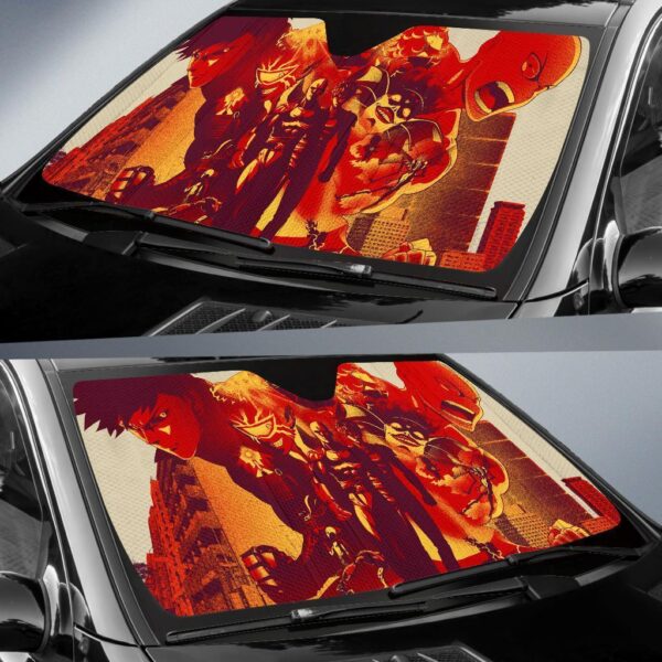 One Punch Man Anime Car Auto Sunshade