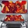 One Piece Family Car Auto Sunshade Anime Fan Gift