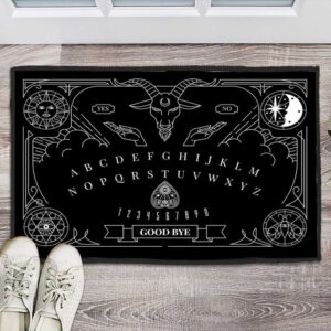 Ouija Spirit Board Blood Ritual Welcome Doormat 1
