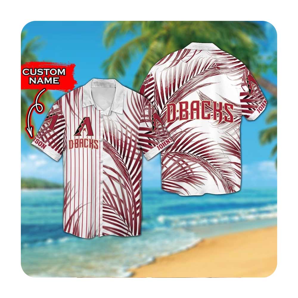 Personalized Arizona Diamondbacks Hawaii Shirt Summer Button Up