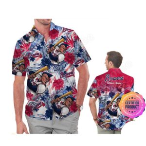 Custom Name Atlanta Braves MLB Hawaiian Shirt Cheap - T-shirts Low Price