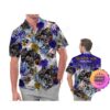 Boston Bruins America Flag Tropical Floral  Aloha Hawaiian Shirt, Beach Shorts Custom Name For Men Women