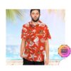 Cleveland Browns America Flag Tropical Floral  Aloha Hawaiian Shirt, Beach Shorts Custom Name For Men Women
