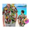 Florida State Seminoles Parrot Floral Tropical Aloha Hawaiian Shirt, Beach Shorts Custom Name For Men Women