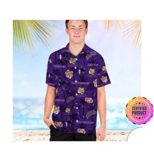 LSU Tigers Coconut Aloha Hawaiian Shirt, Beach Shorts Custom Name For Men Women