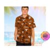 Texas Longhorns Coconut Aloha Hawaiian Shirt, Beach Shorts Custom Name For Men Women