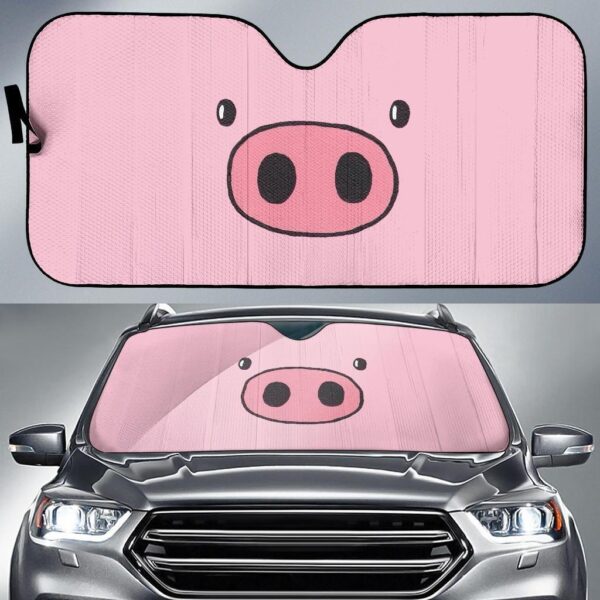 Pig Face Car Auto Sunshade