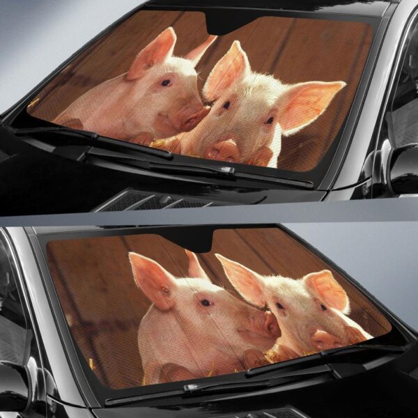 Pig Love Car Auto Sunshade