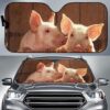 Pig Face Car Auto Sunshade