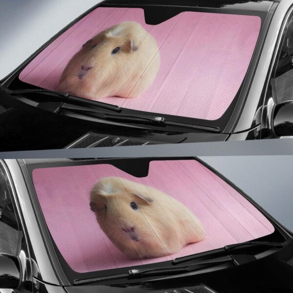 Pink Guinea Car Auto Sunshade