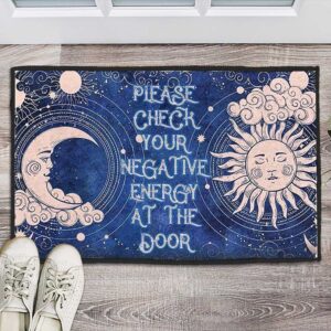 Please Check Your Negative Energy At The Door Celestial Doormat