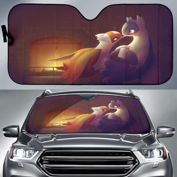 Pokemon Love Car Auto Sunshade