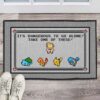 Pokemon x Zelda Door Mat Legend of Zelda Doormat