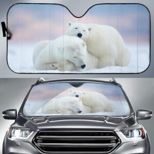 Polar Bear Car Auto Sunshade